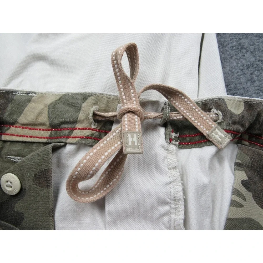Tommy Hilfiger Red Label‎ Pants Men 36X31 Cargo Beige Baggy Grunge Military Y2K
